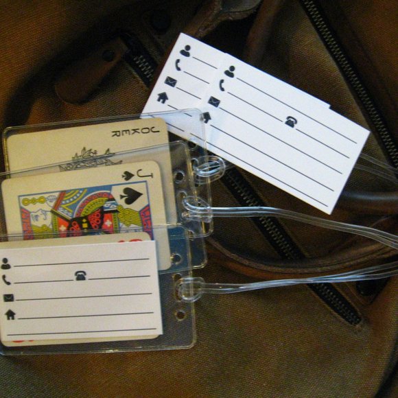 ✈️ Northwest Airlines Vintage Logo Luggage Tags (3) - Picture 4 of 4